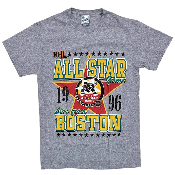 Boston Bruins by 47 Brand Men's Vintage Tubular 1996 All Star Game NHL T-Shirt - Picture 1 of 2